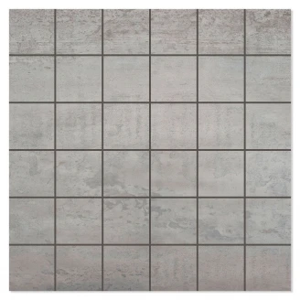 Mosaik Klinker Acier Grå Matt 30x30 (5x5) cm